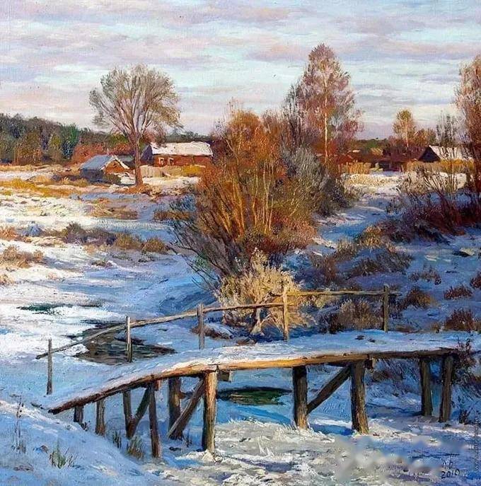 俄罗斯小希施金风景油画真的很美