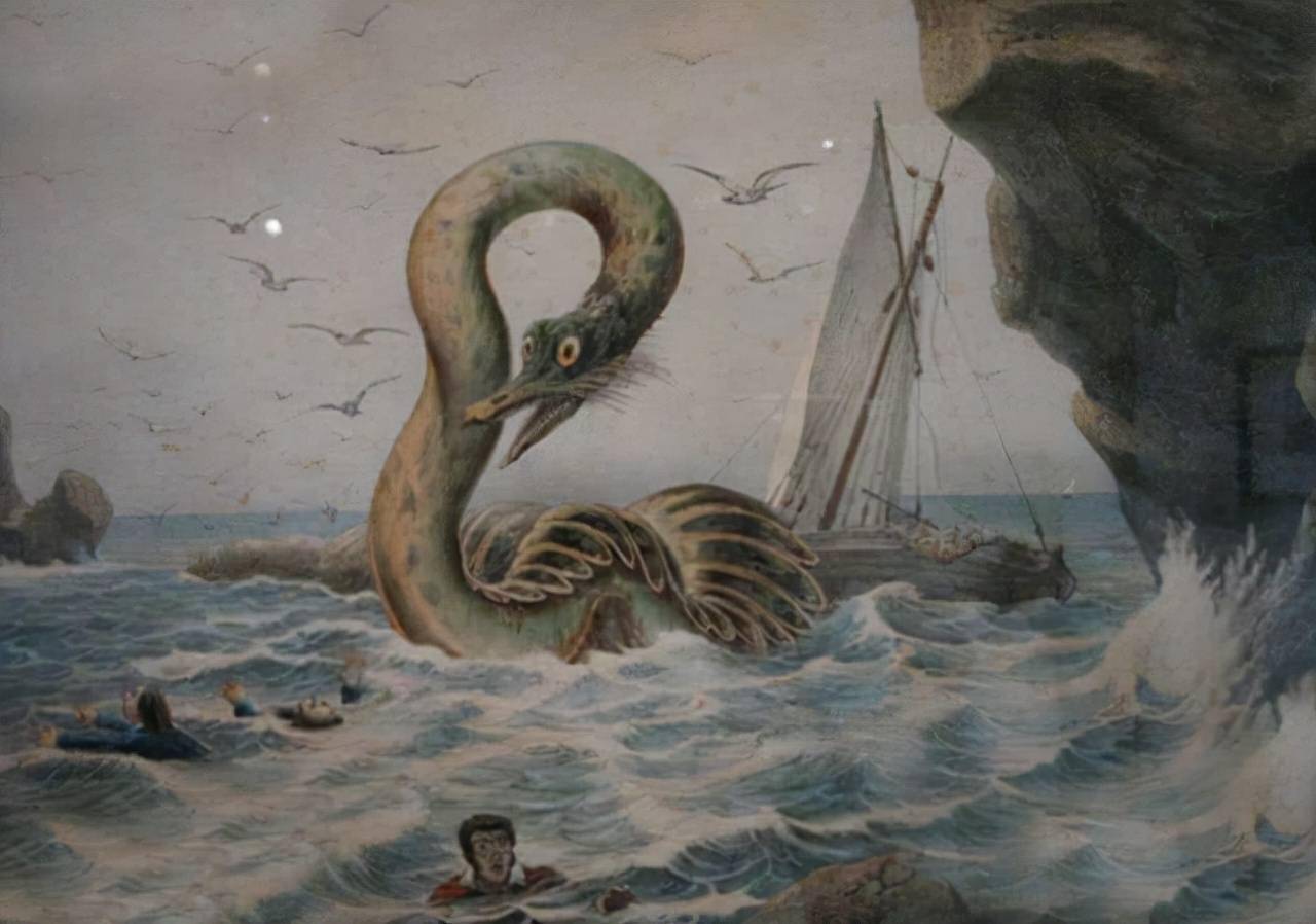 尼斯湖水怪再现身这次被无人机拍到照片长约85米