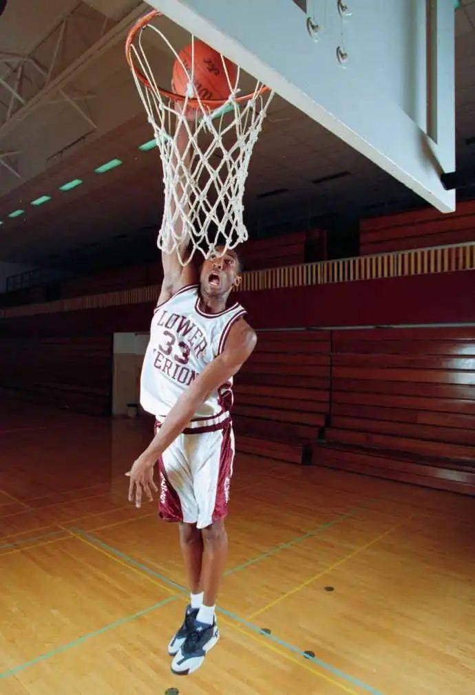 老照片科比高中时期写真