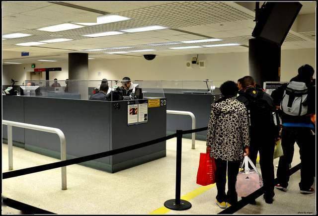 另外一次去美国在洛杉矶入境