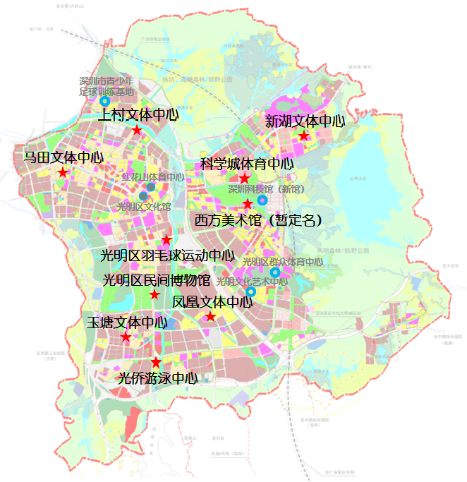 光明新区详细地图图片