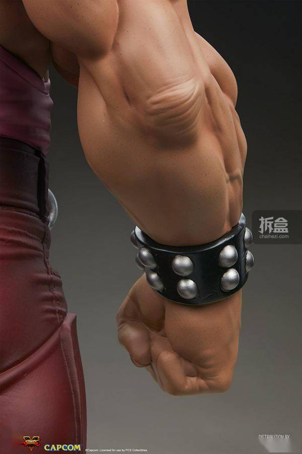 黑色 SIDESHOW PCS 1/4 街头霸王 HUGO雨果 雕像