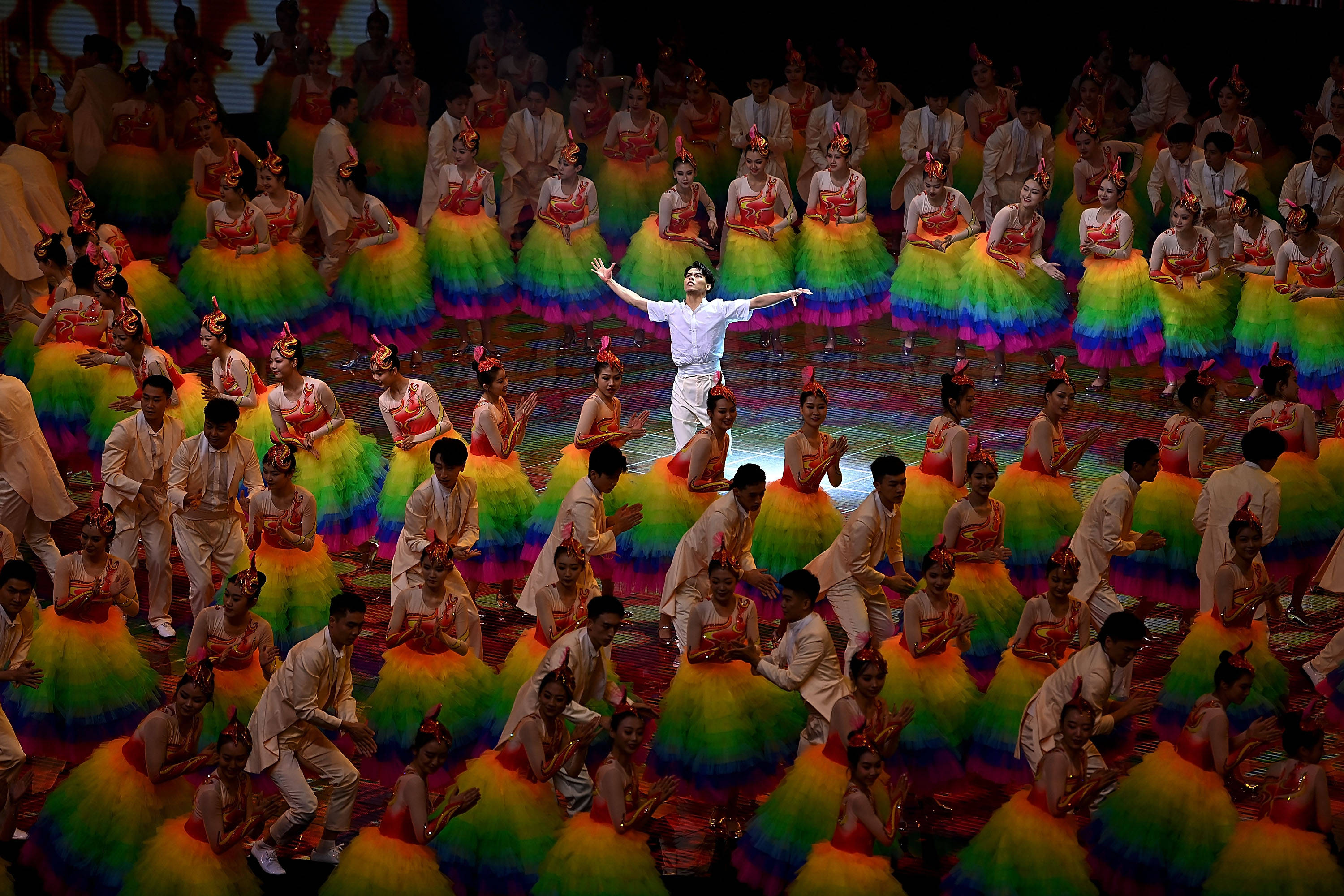 第十四届全运会闭幕式在西安举行