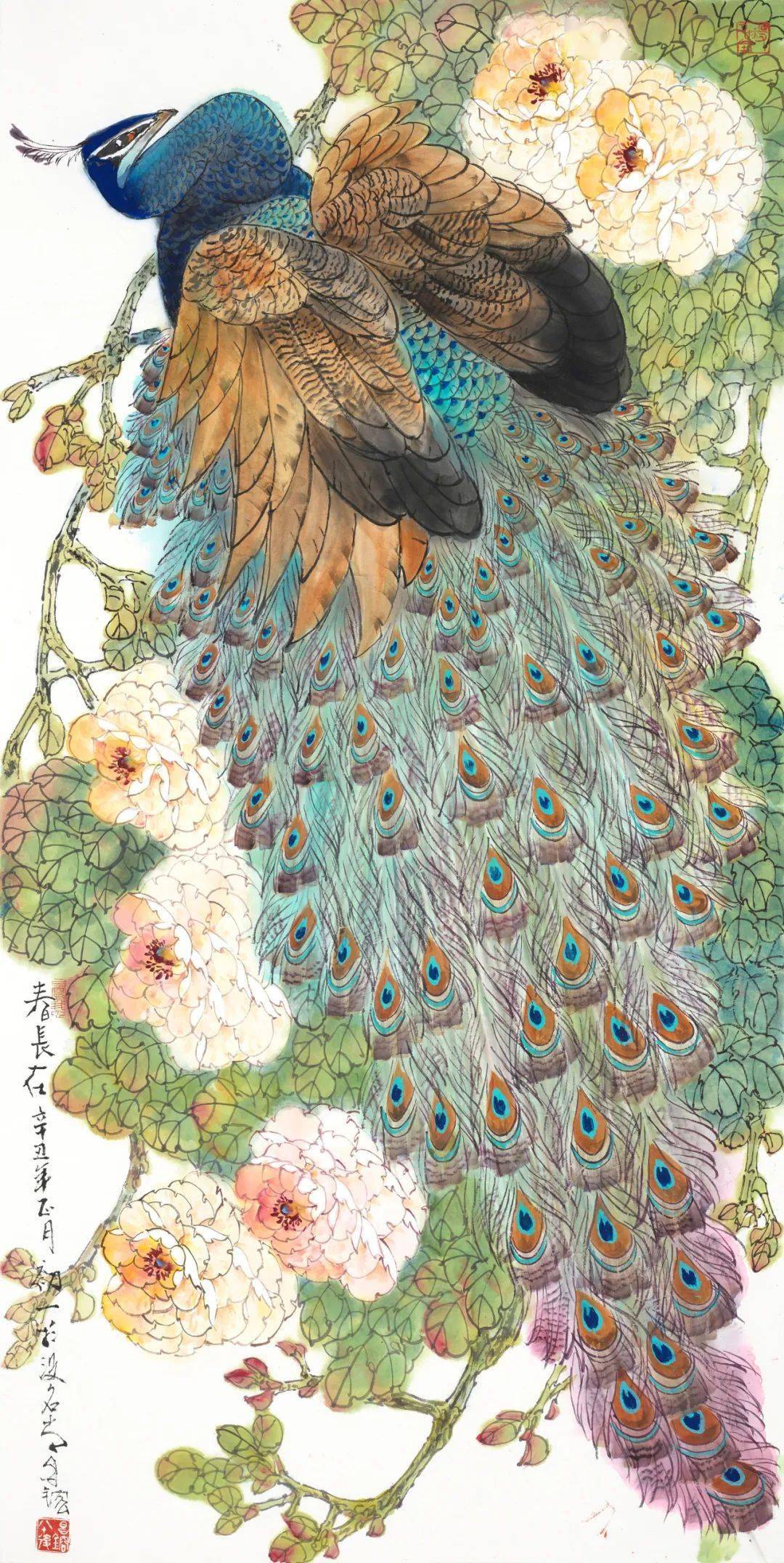 花重锦官城谭昌镕花鸟画展在杜甫草堂博物馆开幕