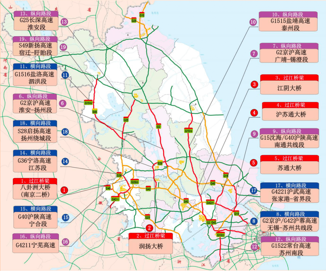 (3)g2京沪高速锡澄段江阴北互通双向入口,江阴互通北京方向入口9月30