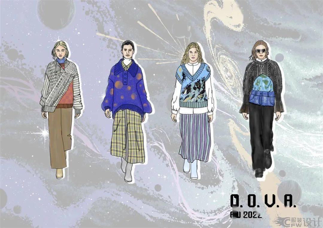 国内二大毛针织服装设计大赛(大朗杯/濮院杯)入围名单 效果图揭晓