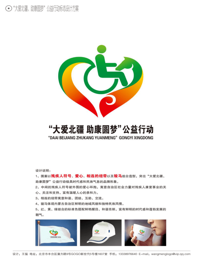 关于对公开征集大爱北疆,助康圆梦公益行动标志(logo)入选和入围