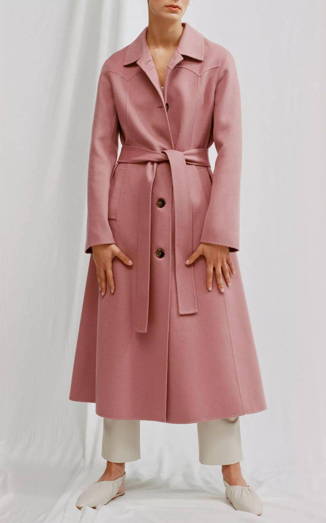 秋日烟灰粉色太温柔了优雅高级