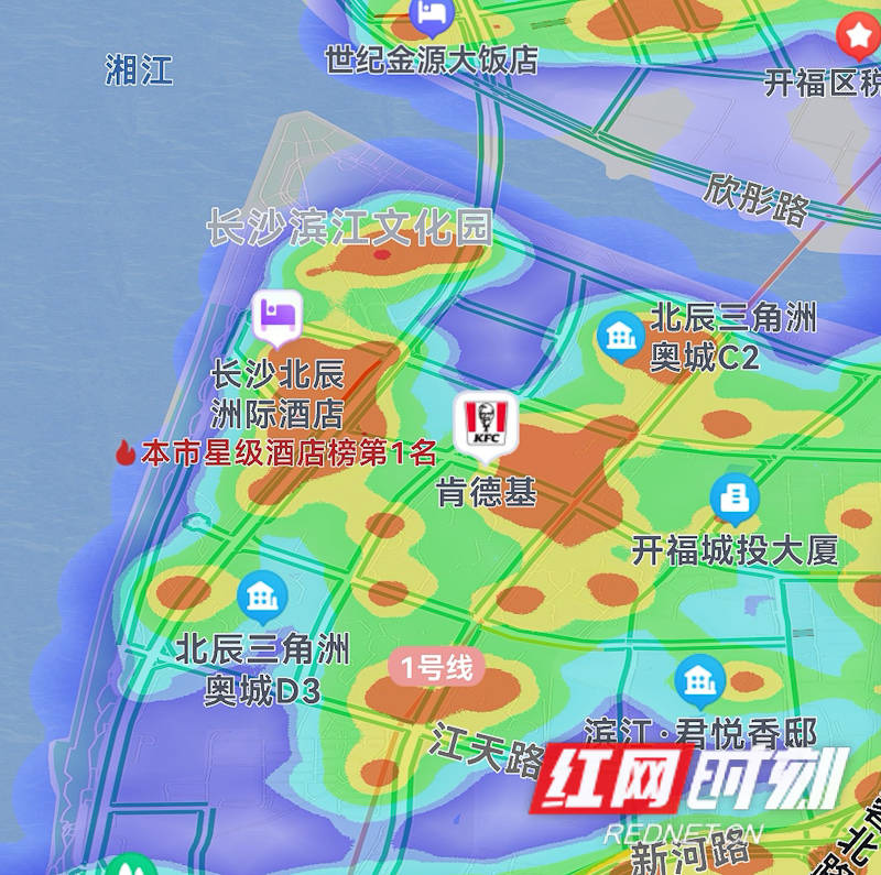 热力图丨国庆长假 长沙哪里最hot