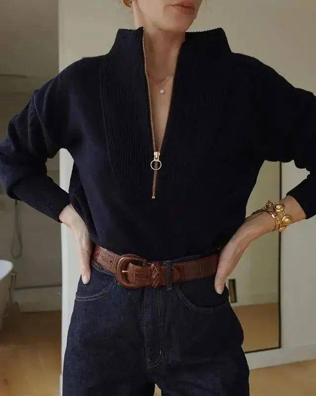 毛衣 秋冬最强穿搭指南就在这了！一件毛衣可以拯救你的衣橱