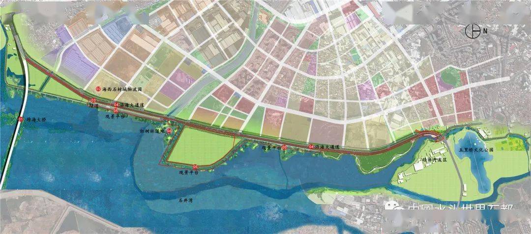 五里桥畔休闲慢道景观工程加速推进_水头镇