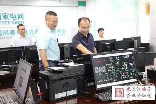 赣州报道:寻乌县委书记蓝贤林检查慰问国庆保电工作