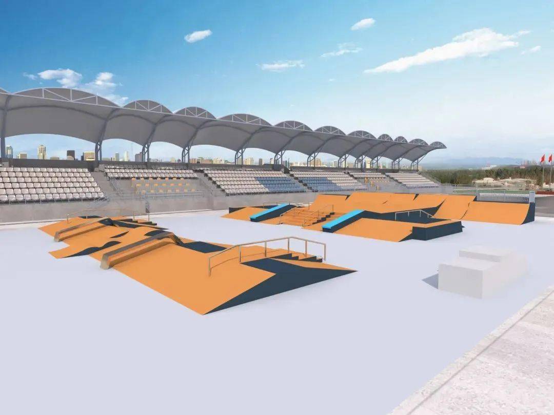 2022年杭州亚运会滑板场地效果图来了,传统与潮流的又一次融合_比赛