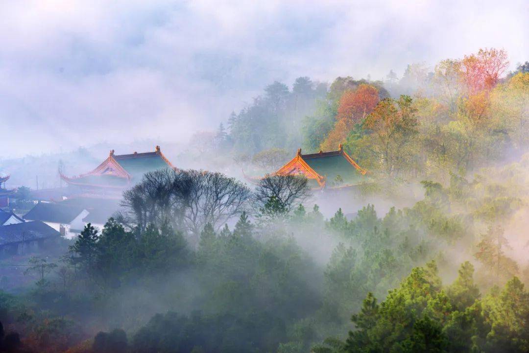 阁皂山景区秋景迷人,作为承载中国药都文化底蕴的神山,推出门票优惠