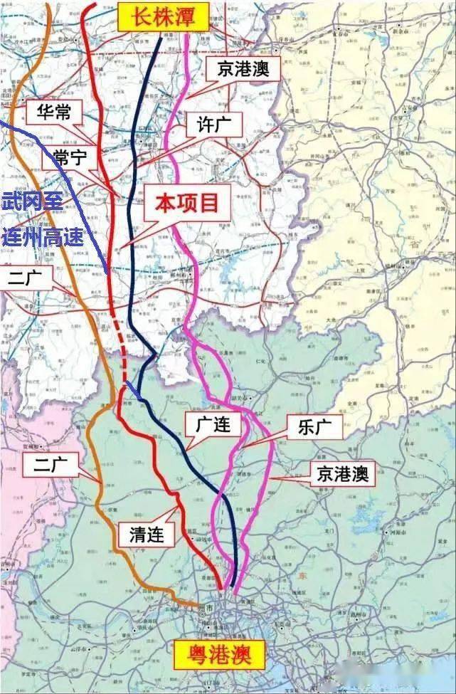 新广连高速公路规划图图片
