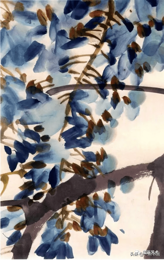 任伯年紫藤画法示范