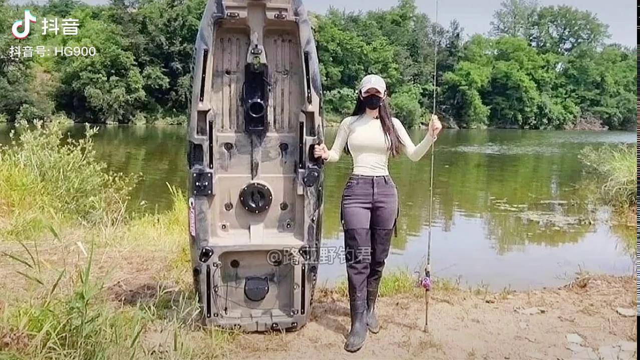 韩国路亚女钓手安贞恩钓鱼照片来了韩国路亚女钓手 路亚女钓手 安贞恩