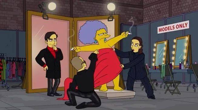 系列 动漫服装秀梦幻联动!Balenciaga邀请辛普森一家来走秀,时装秀甚至被包装成了短片的首映礼……