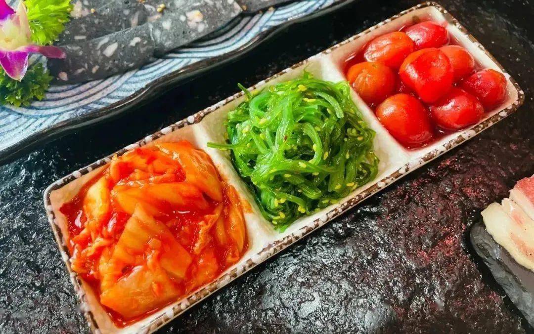 久炙日式烧肉仅需138元即可享受前菜三拼柚子椒盐牛小排尚品牛五花薄