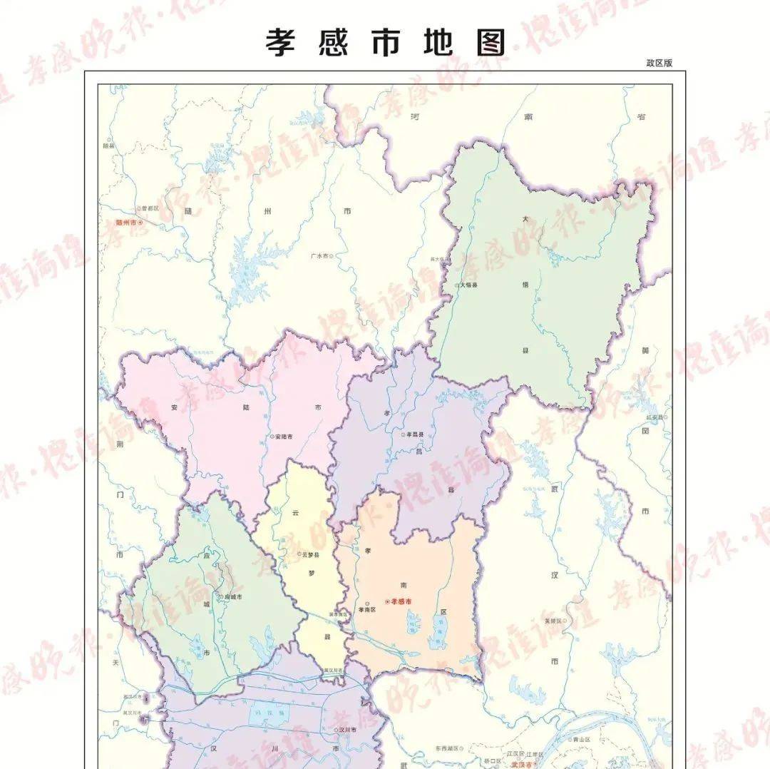 湖北省孝感市旅游地图高清版_湖北地图_初高中地理网