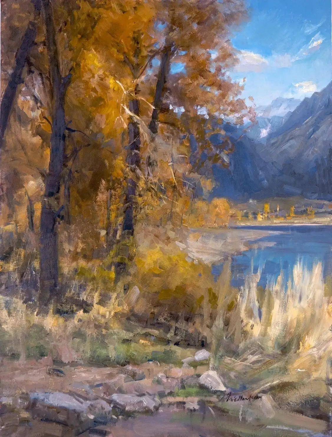 美国秋天的风景