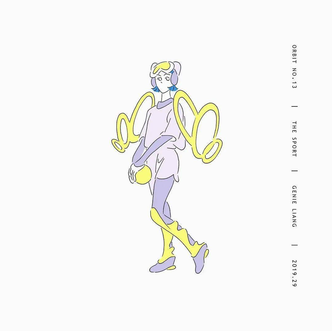 Genie 插画 | 未来主义也能唯美？空灵少女的梦幻世界