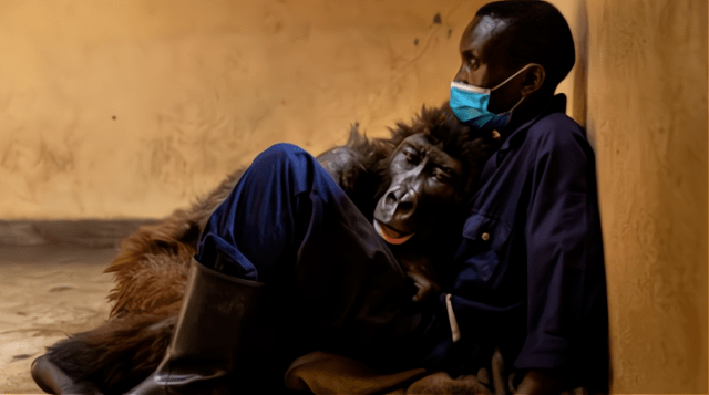 大猩猩排行_世界上最会自拍的大猩猩去世了,年仅14岁,背后的经历令人心碎...