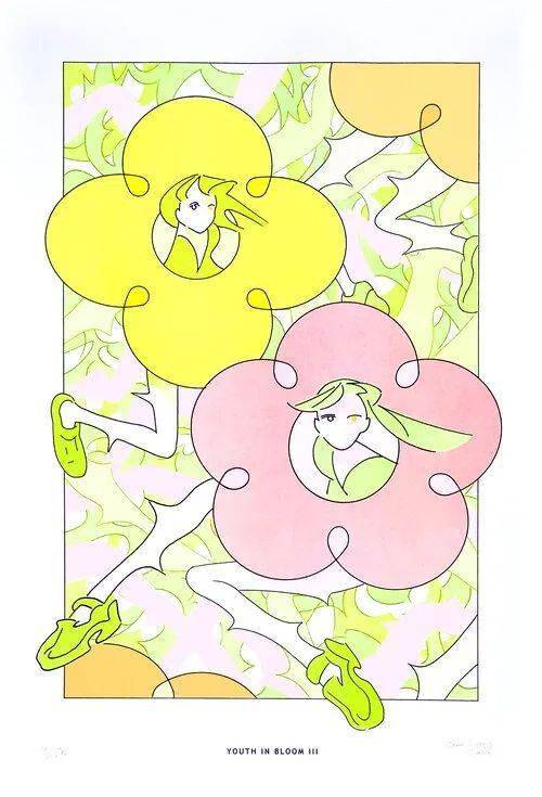 Genie 插画 | 未来主义也能唯美？空灵少女的梦幻世界