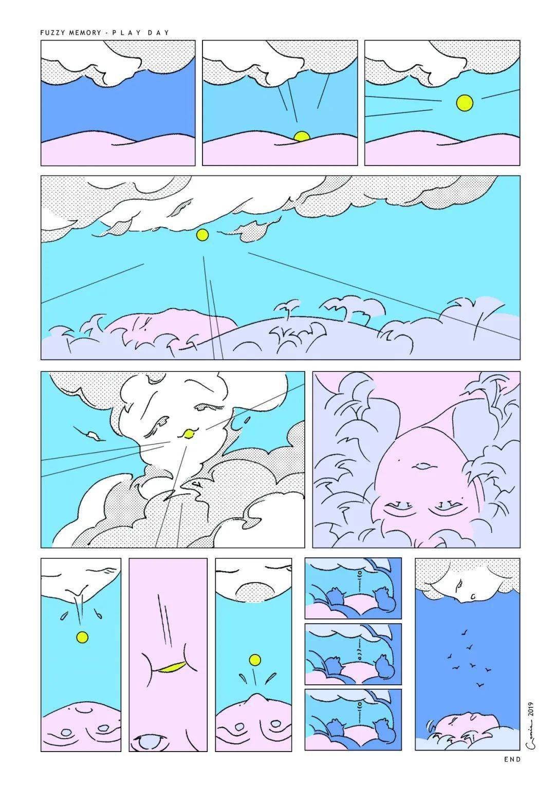 Genie 插画 | 未来主义也能唯美？空灵少女的梦幻世界