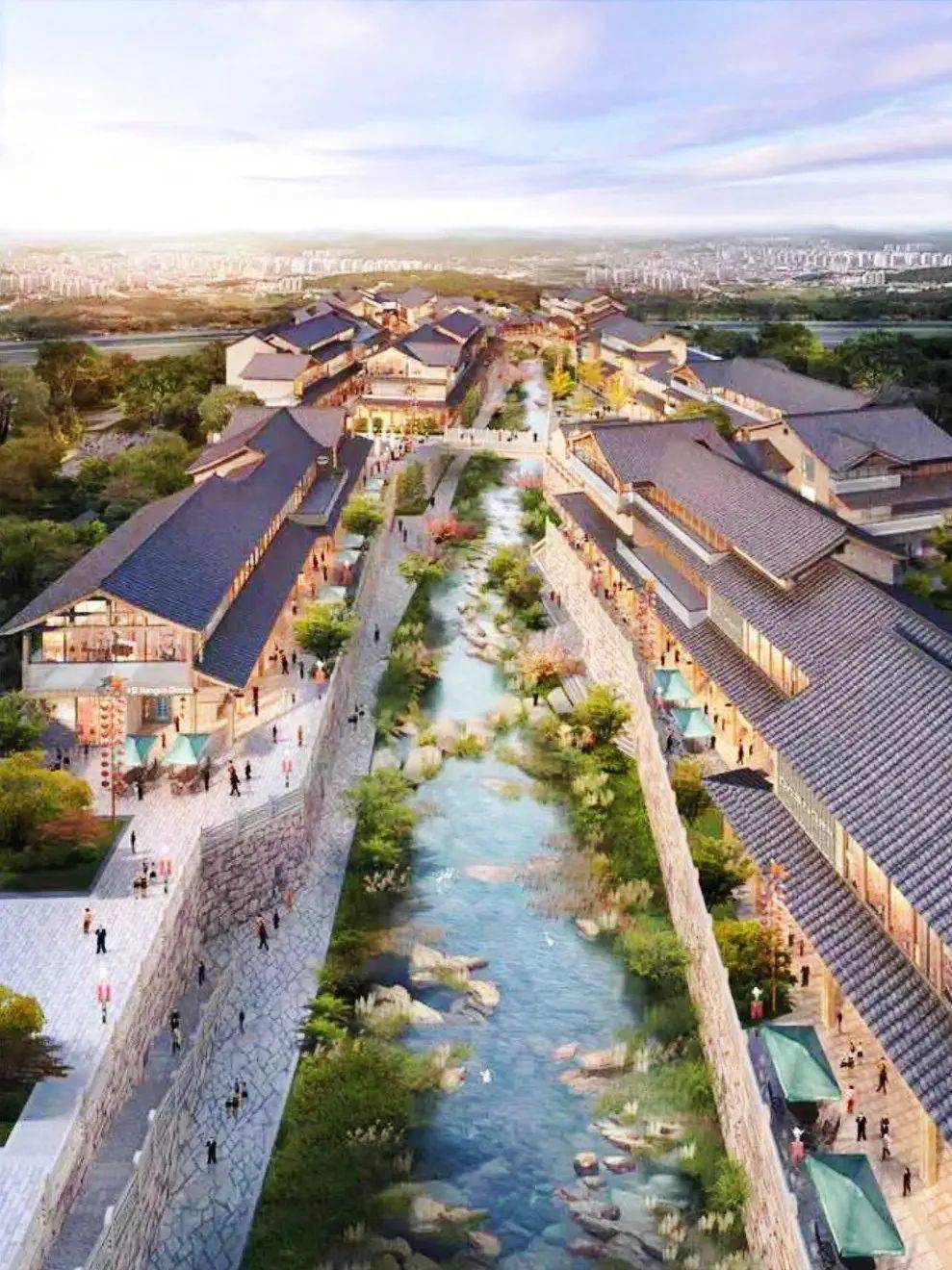 印象改造中的赭溪老街一张属于天台人的清明上河图
