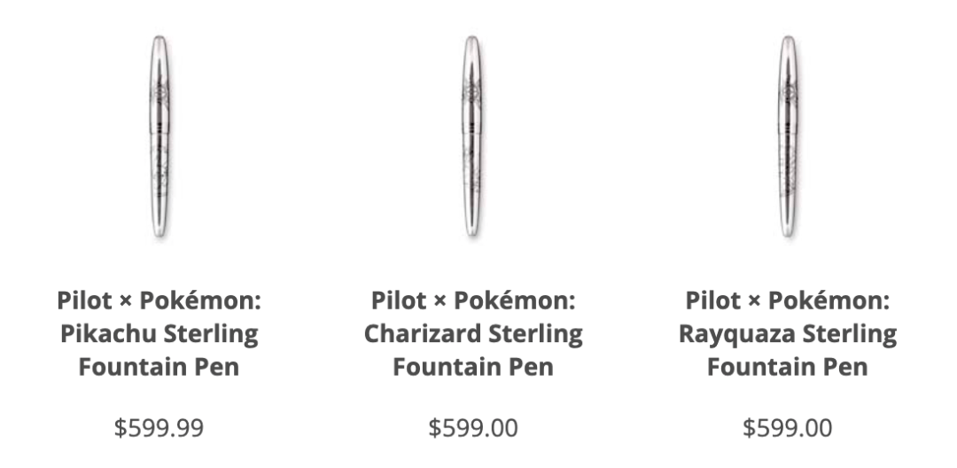 Pilot × Pokémon: Rayquaza Sterling Fountain Pen