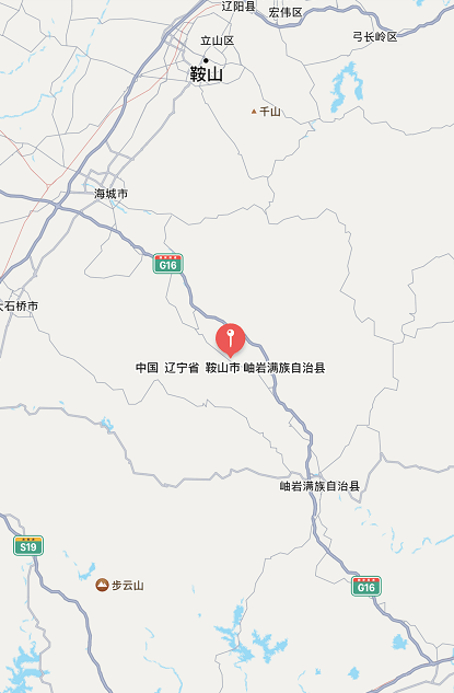 辽宁岫岩县乡镇地图图片