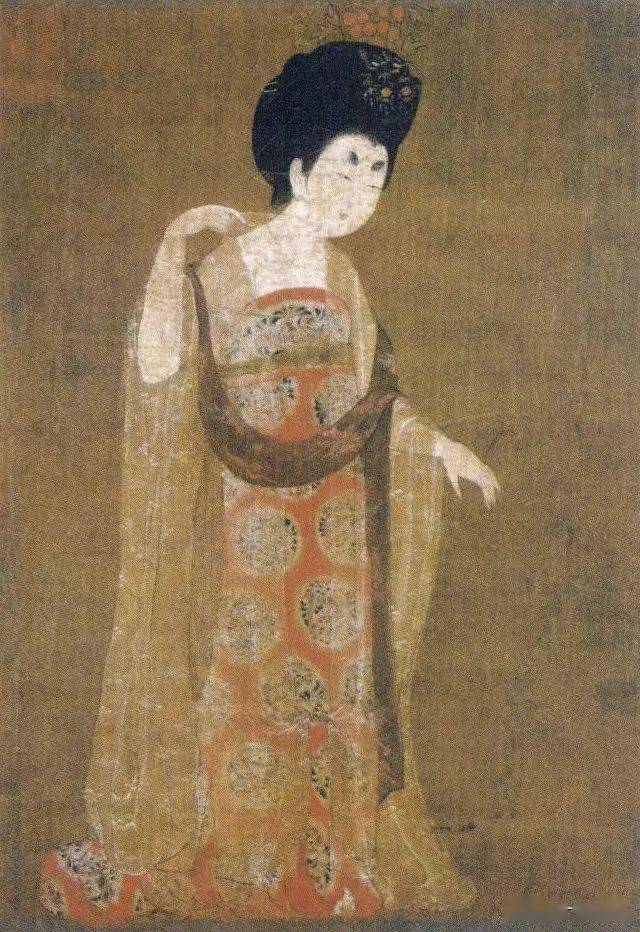 簪花仕女图》设色步骤分解_人物
