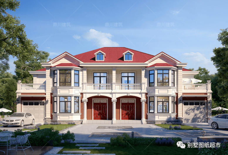 兄弟建房,双拼就是比独栋实用,3套双拼户型分享,哪套更适合农村?_别墅