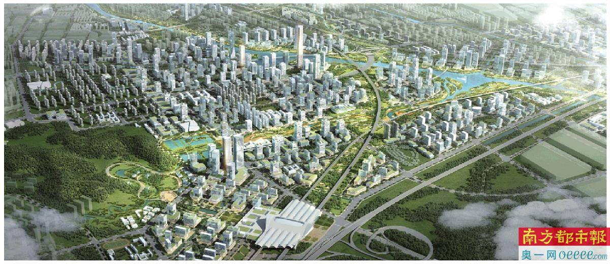 一心四核,两轴三片,多廊道多节点高水平推进岐江新城重整开发