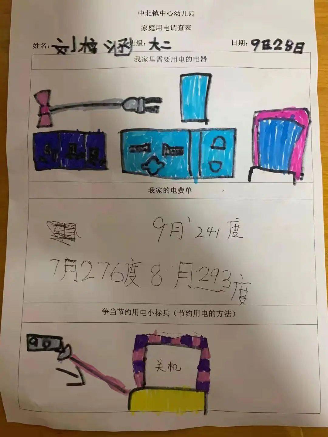 【节能环保教育】低碳生活 从我做起——中北镇各学校开展"节约用电"