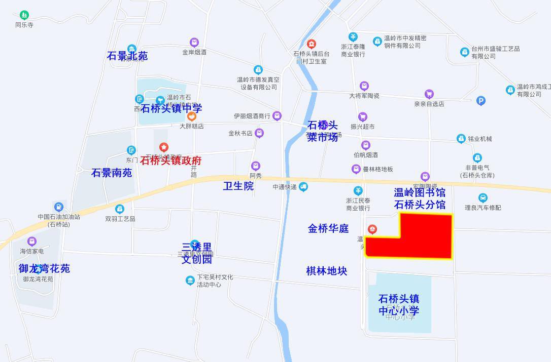 浙江峻盛5950万元竞得温岭市石桥头镇商住地块 楼面价1238元/平