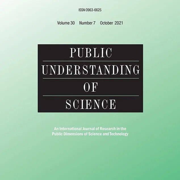 【出版】public Understanding Of Science：2021年第7期 信箱