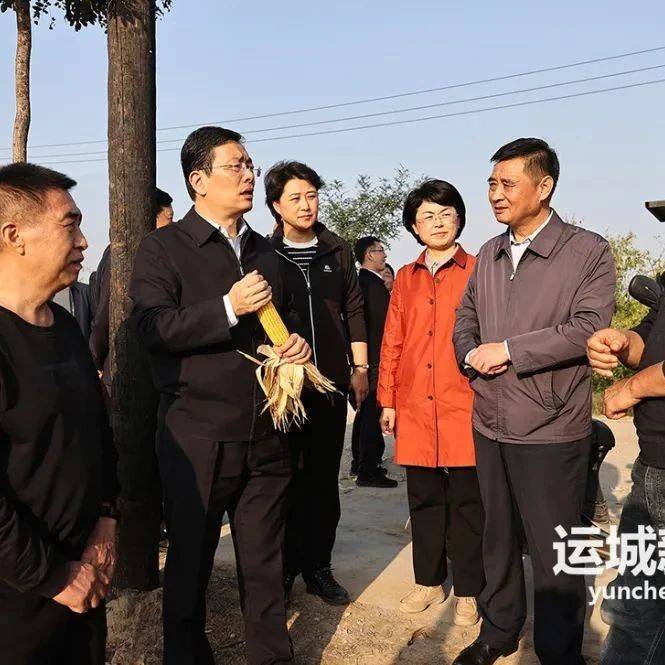 丁小强到稷山调研灾后重建和抢收抢种等工作_生产