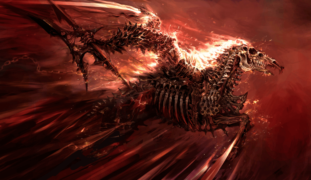 而沉迷夺宝的同伴已被眼散红光的魔将猎杀.