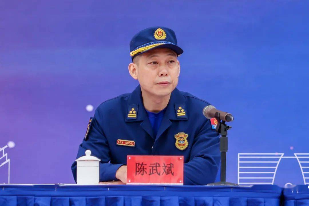 陈武斌政委在颁奖典礼上致辞