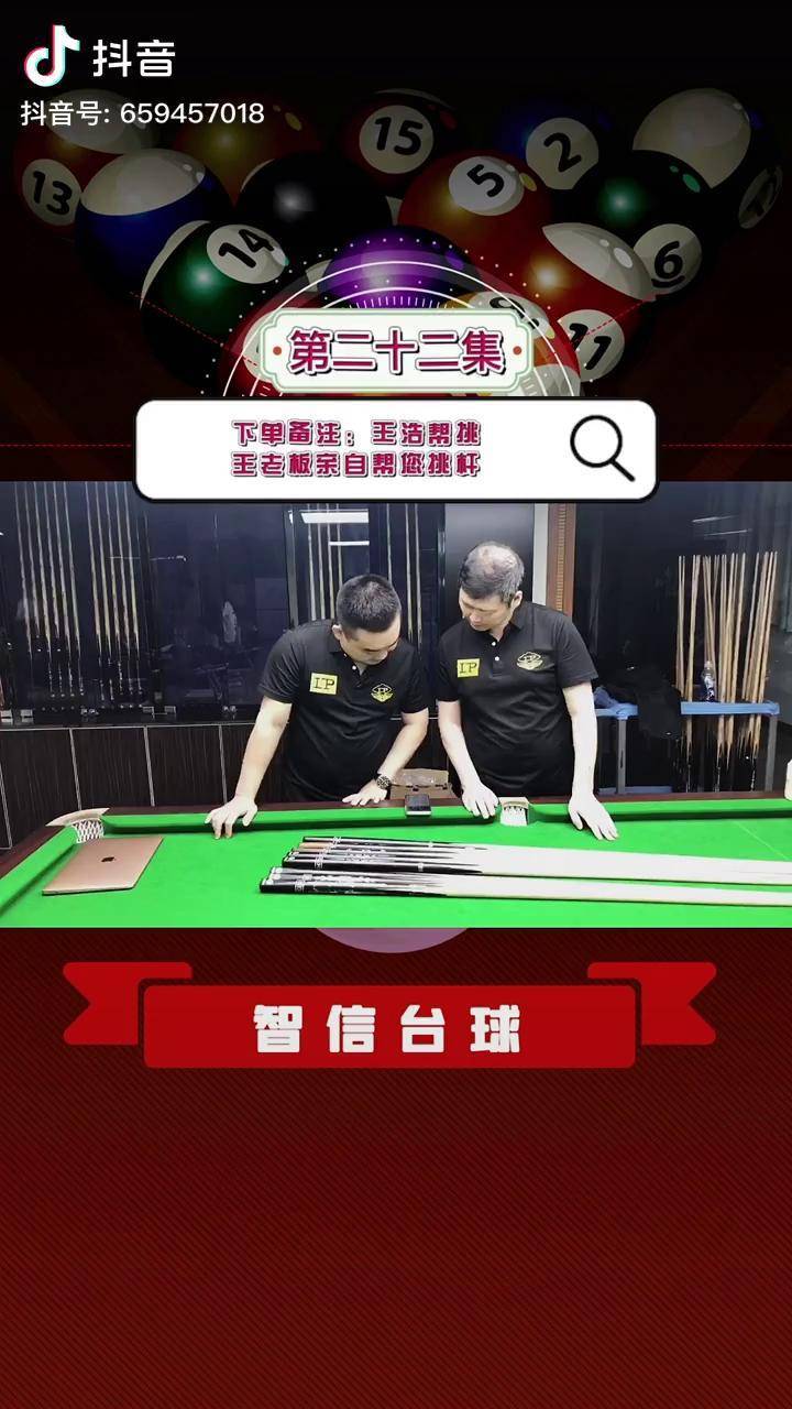 下单备注王浩帮挑王老板亲自帮您挑杆台球台球杆台球用品