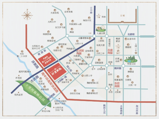 大庆西城区改造规划图图片