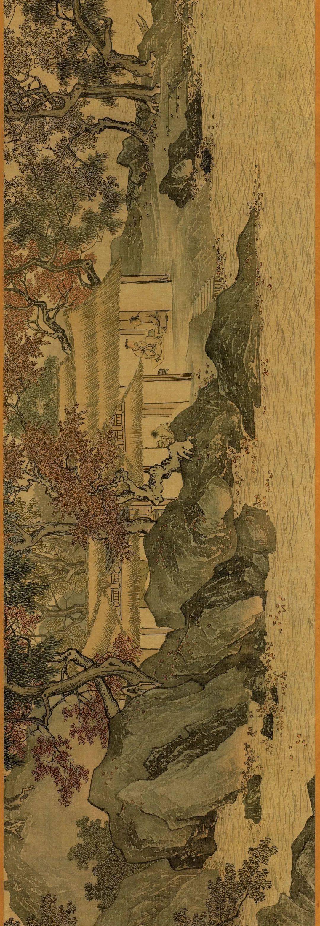 【书画欣赏】唐伯虎:溪山渔隐图