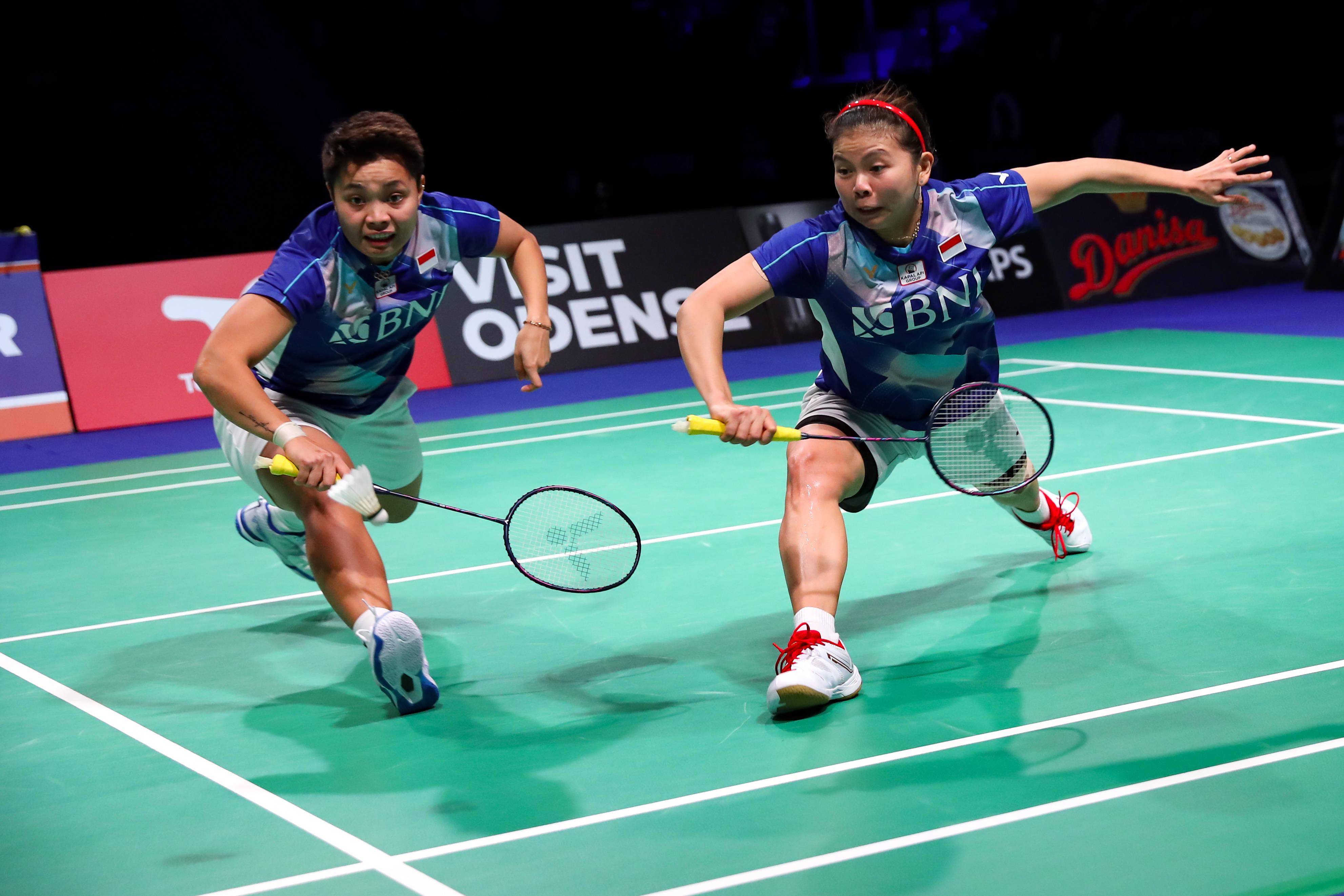 羽毛球——丹麦公开赛:黄东萍/郑雨晋级女双半决赛