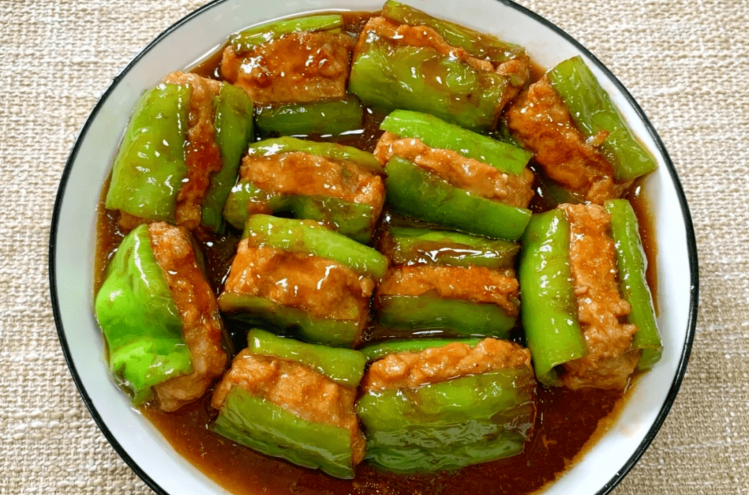 3,青椒酿肉