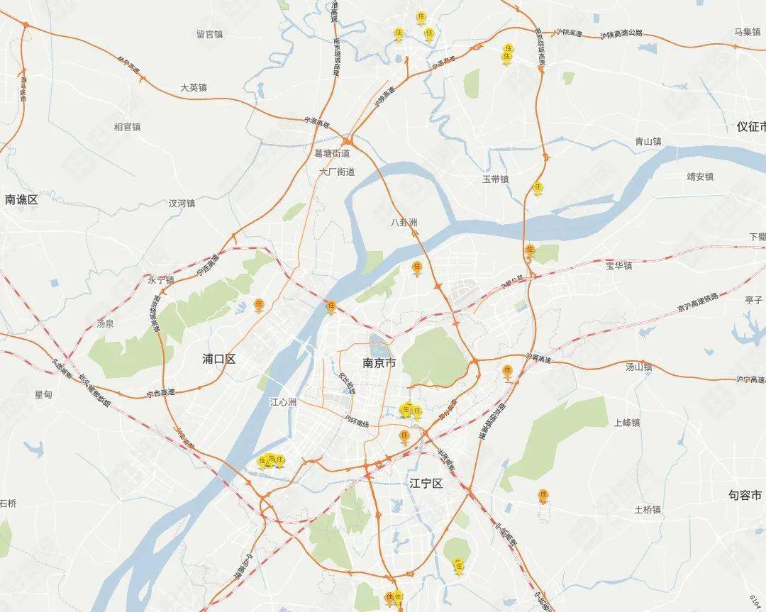 46宗商品住宅用地分佈於:鼓樓區1宗,建鄴區6宗,棲霞區2宗,秦淮區5宗