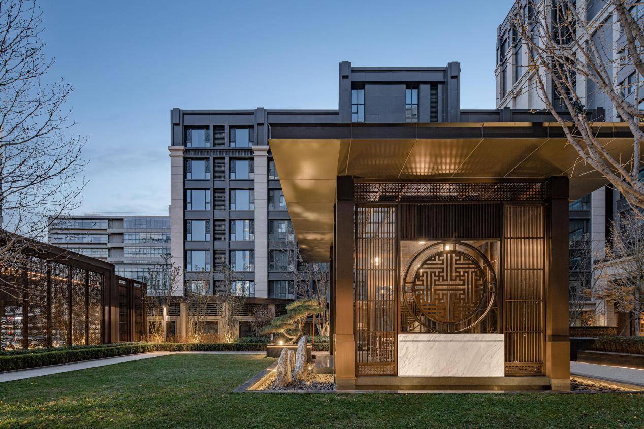 6969(北京中骏天宸茶亭实景图)6969中骏茶亭,境景合一,是忙碌