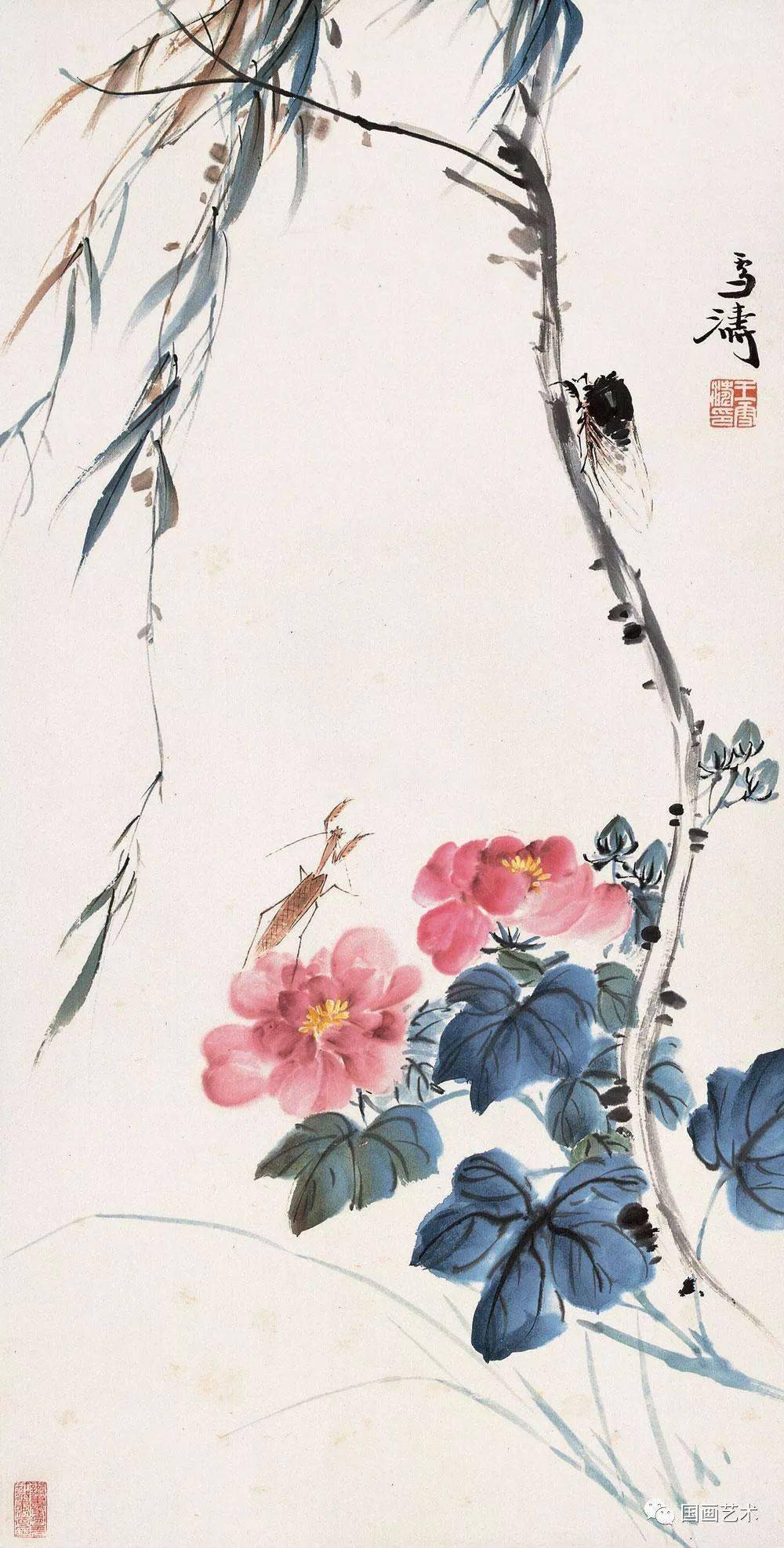 王雪涛大师画昆虫的秘笈蝉