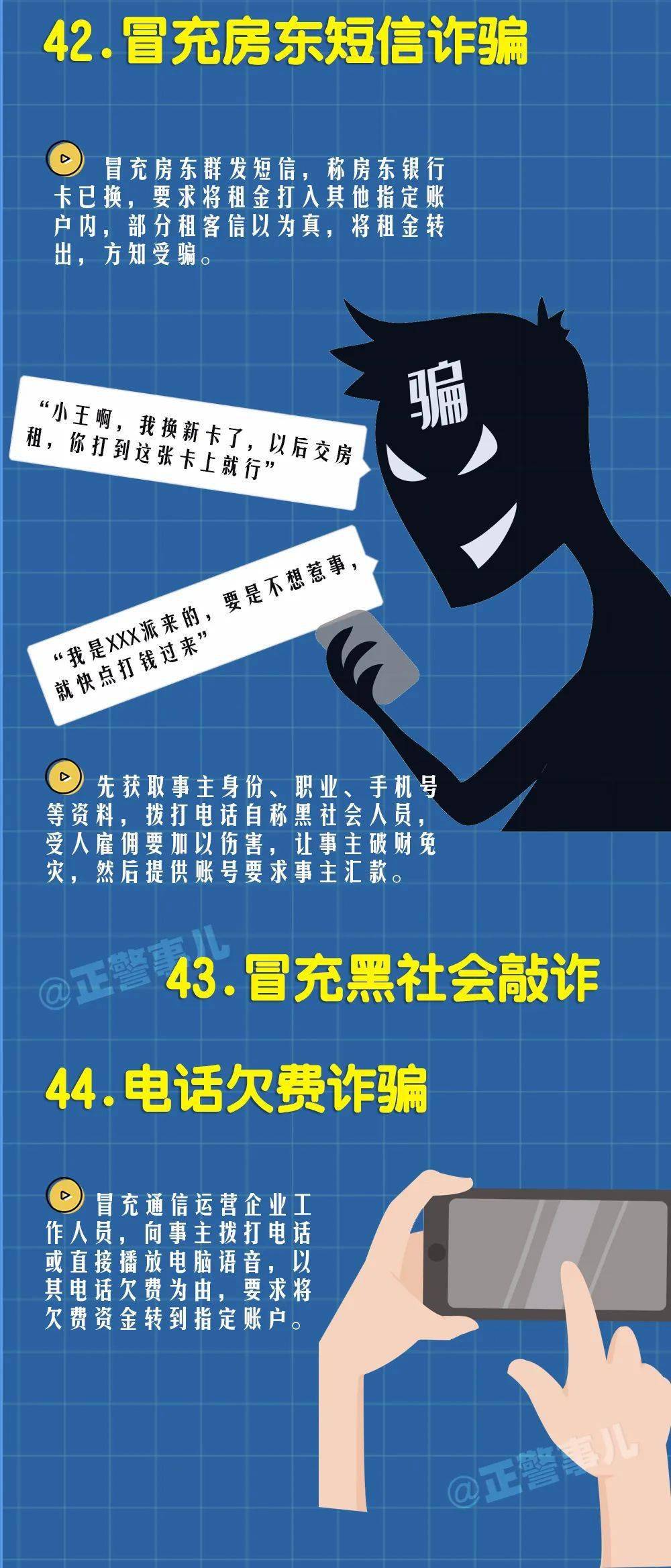 收藏！一图读懂48种常见的电信网络诈骗（下篇）_截图